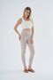 Beige Hair Braided Ribbed Knitted Cotton Viscose Wool Content Special Yarn Seamless Knitwear Leggings Trist-K-1975