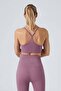 Pine Adjustable Thin Strap Bra Pastel Lilac - 4