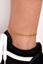 Heart Chain Model Women's Anklet - Bjelk2508 - 2