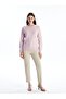 Lcw Crew Neck Self Patterned Long Sleeve Women's Knitwear Sweater - 3