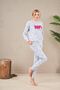 23569 Women's Patterned Pajama Set - 2