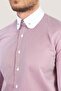 Striped Baby Collar Pin Shirt - 7
