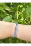 Set of 2 Rope Bracelets Light and Dark Blue Patterned - 2