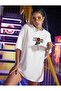 Women's White Loves Me Printed T-Shirt - 2