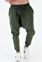 Sweatpants الرجال الكاكي المتضخم - 3
