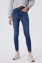 Jaycee Very High Waist Slim Fit Very Tight Leg Blue Women's Jean Pants - 2