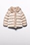 Abel&Lula Girl's Coat with Fur Collar_Mnvs5837 - 3