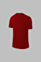 Plus Size Men's Burgundy Dri-Fit Unprinted Round Neck Short Sleeve Tshirt (4XL- 10XL) - 2