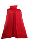 Red Color Collared Cape 120 cm - 2