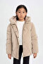 Girl's Water Repellent Hooded Puffer Jacket 25K 801004736