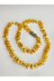 Damla Amber Adult Thyroid Necklace 50 cm