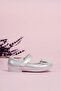 Girl's Soft Leather, Orthopedic Sole, Shiny Ballerinas - 2