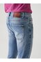 Marcelio Normal Waist Narrow Leg Skinny Jean Trousers - 5