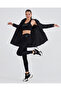 W Essential Maxi Length Hooded Jacket Women's Black Coat S212005-001 - 3