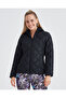 W Capitone Hooded Jacket Women's Black Coat S212001-001