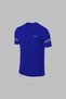 Over Size Men's Blue Dri-Fit Comfortable Pocket Crew Neck T-Shirt Shorts Bottom Top Set for Sports (4XL- - 2
