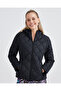 W Capitone Hooded Jacket Women's Black Coat S212001-001 - 2