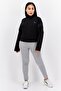 Women Sportswear Fit Long Sleeve Training Sweatshirt, Black - 3