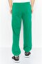 Men Regular Fit Brand Logo Sweatpants, Green - 2
