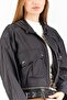 Women Hooded Solid Sweatshirts, Black - 4