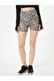 Sports Leopard Print Biker Leggings High Waist Interlock - 3