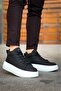 Le10 Lace-Up Men's High Sole Black Sports Boots - 3