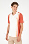 Men's Regular Fit Polo Neck Powder T-Shirt 50288490-Vr042