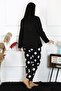 Women's Large Size Combed Cotton Long Sleeve Pajama Set 202215 - 3