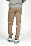 Jagger Porter Men's Slim Straight Slim Fit Regular Waist Woven Trousers Straight Leg Brown - 3