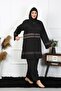 Large Size Hijab Swimsuit 7XL-8XL-9XL-10XL Black 55010 - 6