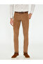 Taba Slim Fit Velvet Canvas Trousers 50239895-Vr099 - 2