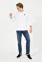 Men's White Basic Sweatshirt 50253133-Vr013 - 4