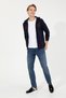 Men's Navy Blue Knitted Cardigan 50253125-Vr033 - 4