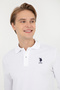 Men's White Basic Sweatshirt 50253133-Vr013 - 2
