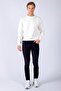 Jeff Normal Waist Slim Fit Very Narrow Leg Gray Men's Jean Trousers