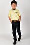 Oxford Boys' Shirt Suit Mnk0322 Yellow - 2