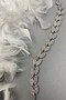 Anthracite Smoked Bella Leaf Pattern Hair Accessory - 4