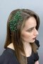 Yeşil Deren Bridal Tiara and Hair Accessory - 3