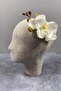 Orchid Scalloped Outer Shoot Bridal Hair Clip - 4