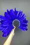 Cobalt Blue Enda Feathered Stoned Bridal Henna Crown Accessory - 2