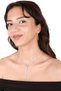 Elegant Waterway Crystal Jewelled Evening Dress Necklace Earring Set And Thin Leaf Bridal Crown