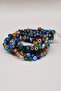 Colorful Flat Glass Evil Eye Bead - 3