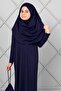 Hijab Kids Prayer Dress Navy Blue - 2