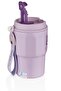 2-piece steel thermos-coffee cup set 750ml dual use thermos//450ml mug coffee cup - 8