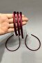 Burgundy Color Satin Crown