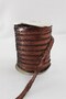 Red Brown Glitter Velvet Ribbon 1 cm