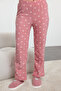 Gül Kurusu Kış Temalı Cepli Polar Kışlık Örme Pijama Takımı THMAW25PT00071 - 4