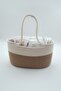 Jute Rope Beige Mother Baby Care Bag and Organizer - 2