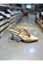 Serrace Material Embellished -Heeled Elegant Shoes with Rhinestones - 2