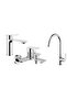 Cerastyle Ibiza Chrome Color Triple Set - Basin, Bathroom and Sink Faucet